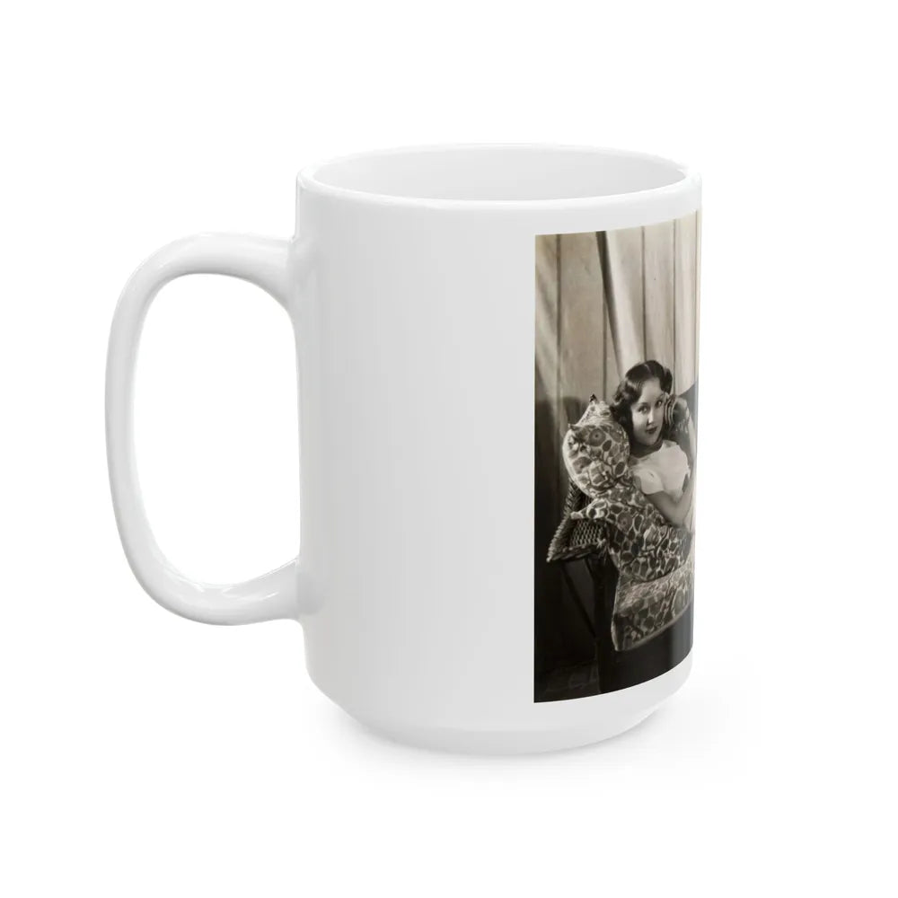 Fay Wray #195 (Vintage Female Icon) White Coffee Mug-Go Mug Yourself