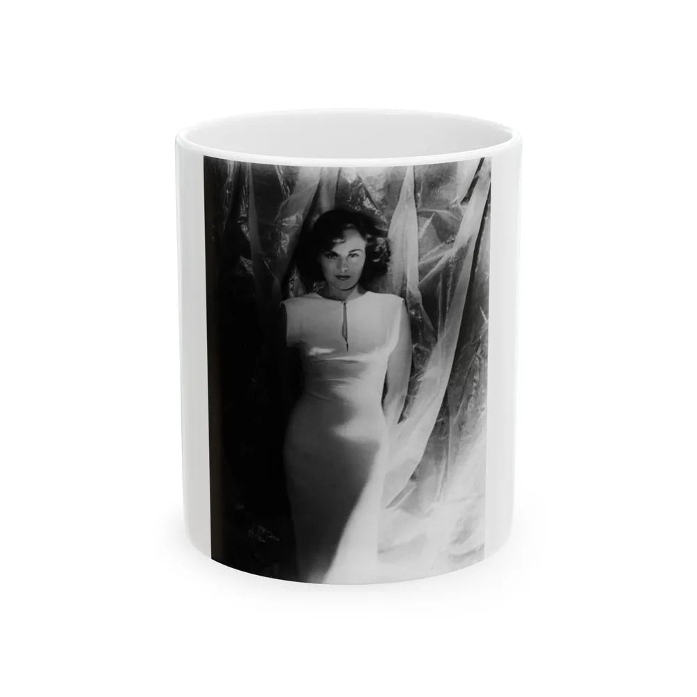 Paulette Goddard #39 (Vintage Female Icon) White Coffee Mug-11oz-Go Mug Yourself