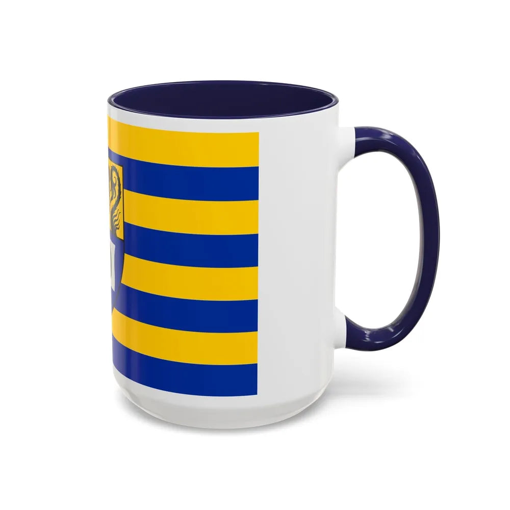 Flag of Dueren Germany - Accent Coffee Mug-Go Mug Yourself