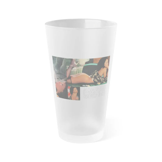 Ola Ray #99 (Vintage Female Icon) Frosted Pint 16oz-16oz-Frosted-Go Mug Yourself