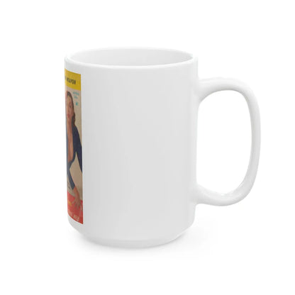 Dawn Richard #57 - Bold Pocket Mag. April '59 Cover 1 (Vintage Female Icon) White Coffee Mug-Go Mug Yourself