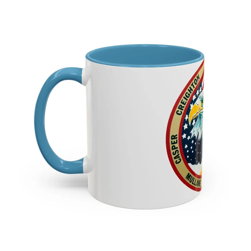 STS 36 (NASA) Accent Coffee Mug-Go Mug Yourself