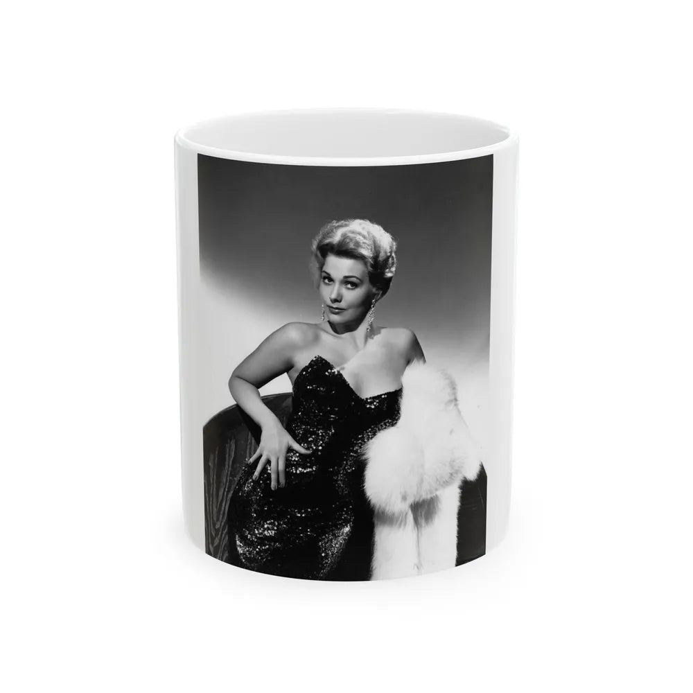 Kim Novak #278 (Vintage Female Icon) White Coffee Mug-11oz-Go Mug Yourself