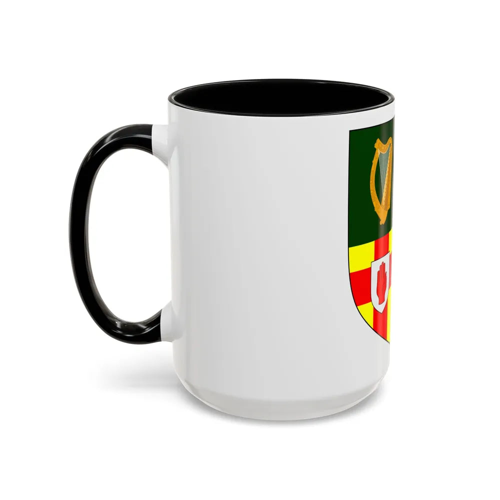 Provincial Arms of Ireland - Accent Coffee Mug-Go Mug Yourself