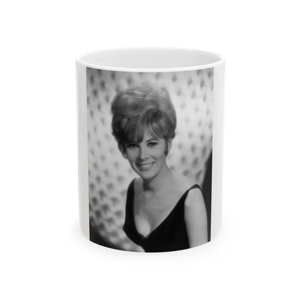 Jill St. John #152 (Vintage Female Icon) White Coffee Mug-11oz-Go Mug Yourself