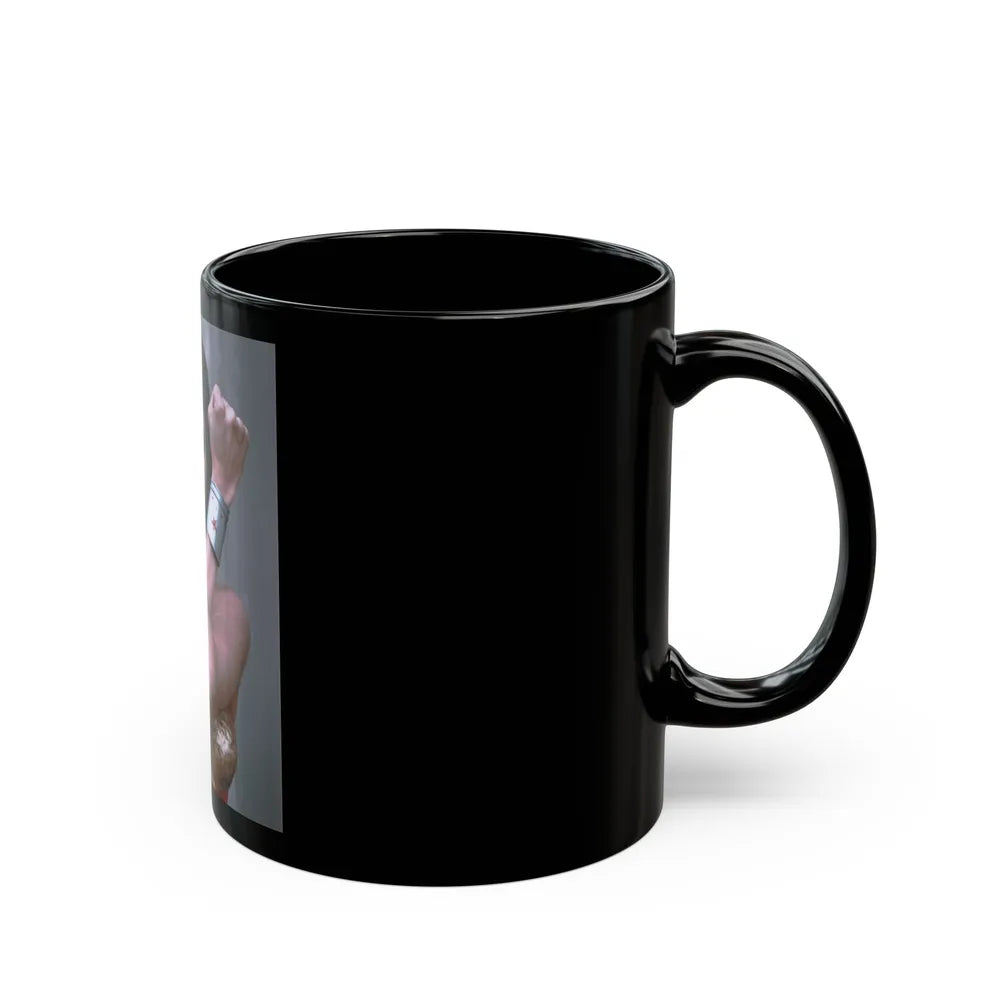 Lynda Carter #233 - Wonder Woman Photo (Vintage Female Icon) Black Coffee Mug-Go Mug Yourself