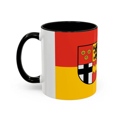 Flag of Euskirchen Germany - Accent Coffee Mug-Go Mug Yourself