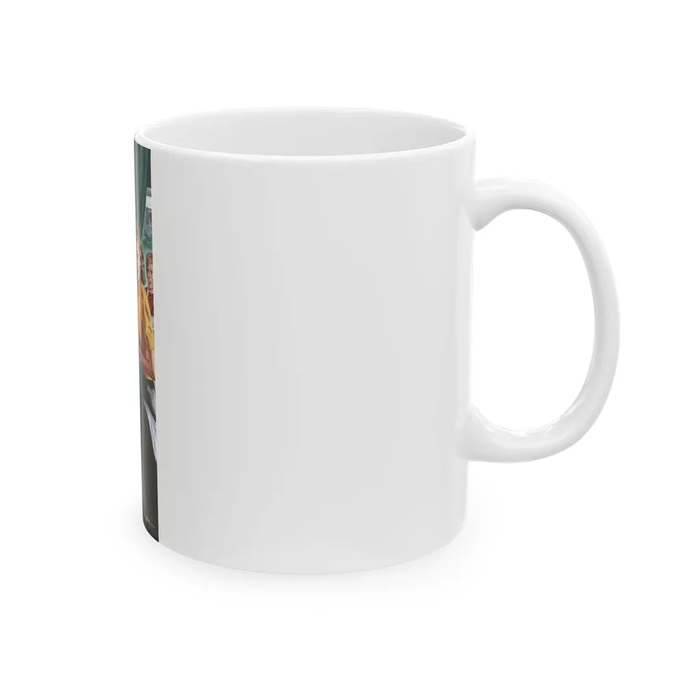 Double Talk, Liberty, March 27, 1943 - White Coffee Mug-Go Mug Yourself