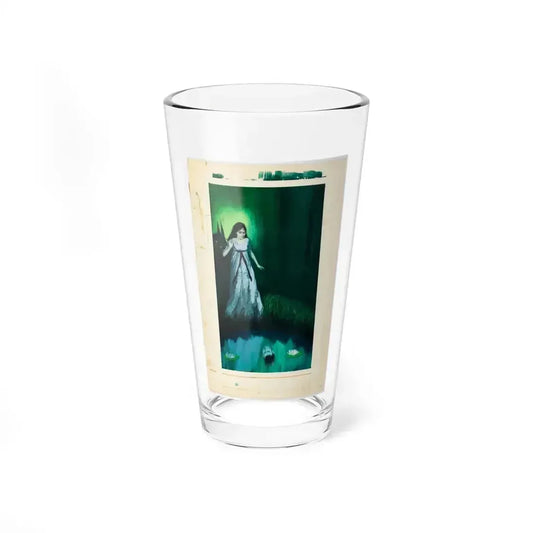 Face in the Pond, Romance Novel Cover (Avon, 1968) - Pint Glass 16oz 16oz - Go Mug Yourself