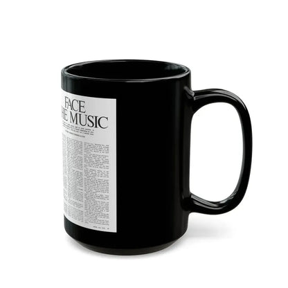 Face The Music, Adam magazine, July 1973 - Black Coffee Mug - Go Mug Yourself