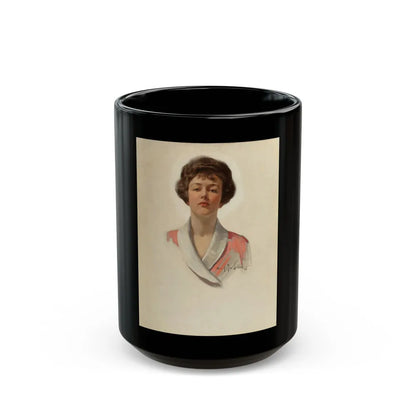 Back to School, The Saturday Evening Post Cover, September 2, 1922 - Black Coffee Mug-15oz-Go Mug Yourself