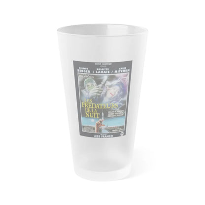 FACELESS (FRENCH) 1988 Movie Poster - Frosted Pint Glass 16oz-16oz-Frosted-Go Mug Yourself