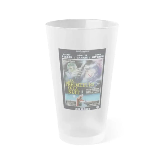 FACELESS (FRENCH) 1988 Movie Poster - Frosted Pint Glass 16oz 16oz Frosted - Go Mug Yourself