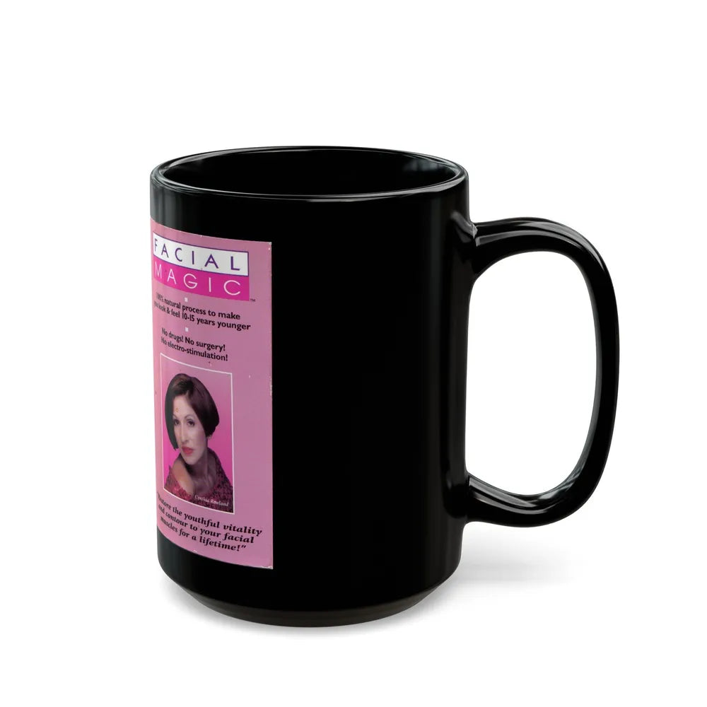 FACIAL MAGIC (VHS COVER) - Black Coffee Mug-Go Mug Yourself