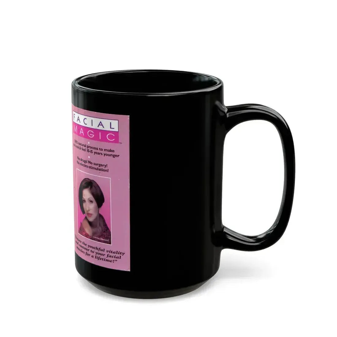 FACIAL MAGIC (VHS COVER) - Black Coffee Mug - Go Mug Yourself
