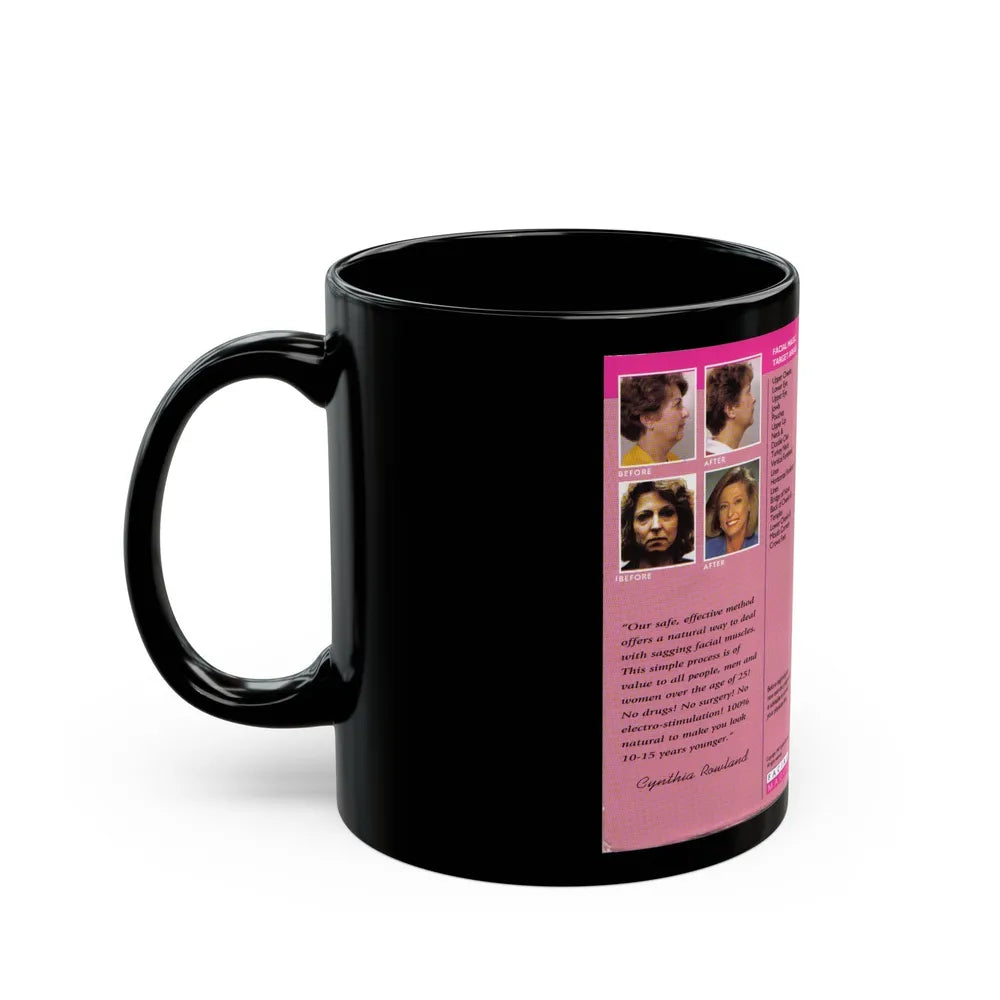 FACIAL MAGIC (VHS COVER) - Black Coffee Mug-Go Mug Yourself