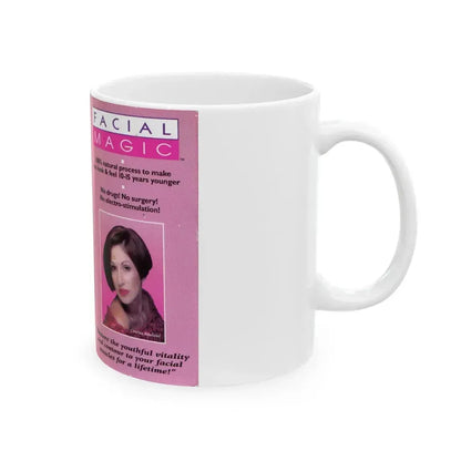 FACIAL MAGIC (VHS COVER) - White Coffee Mug - Go Mug Yourself