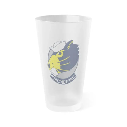 FACSFAC SD Beaver Fleet Area Control and Surveillance Facility San Diego (U.S. Navy) Frosted Pint Glass 16oz Default Title - Go Mug Yourself
