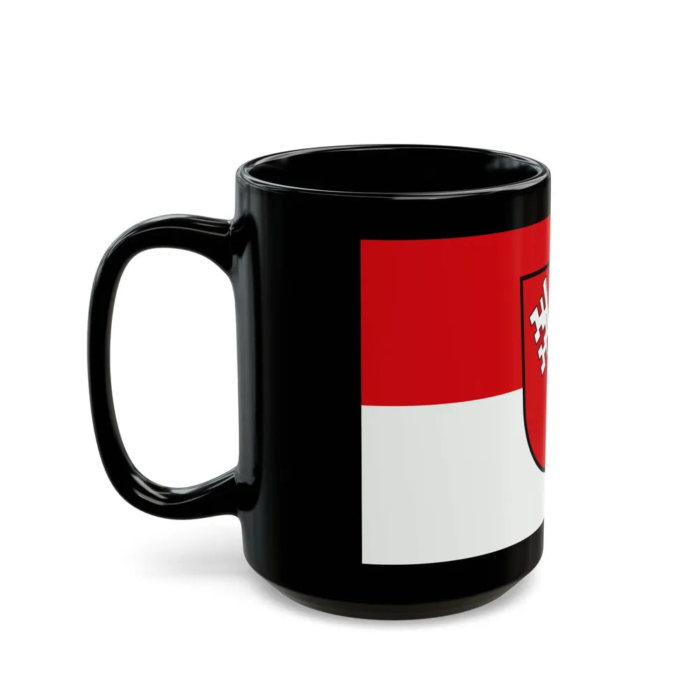 Flag of Worms Germany - Black Coffee Mug-Go Mug Yourself