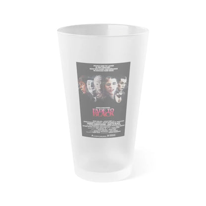 FADE TO BLACK 1980 Movie Poster - Frosted Pint Glass 16oz-16oz-Frosted-Go Mug Yourself