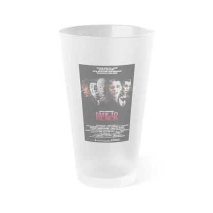 FADE TO BLACK 1980 Movie Poster - Frosted Pint Glass 16oz 16oz Frosted - Go Mug Yourself