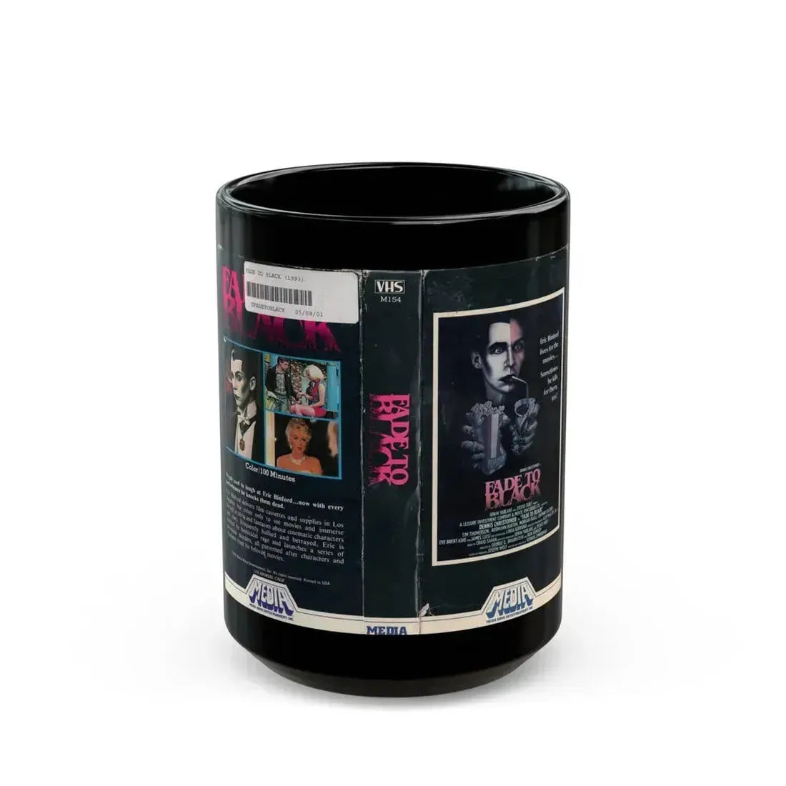 FADE TO BLACK (VHS COVER) - Black Coffee Mug 15oz - Go Mug Yourself