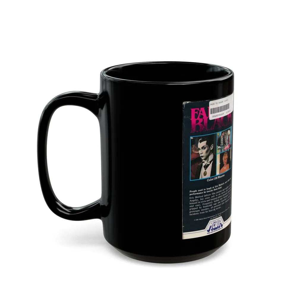 FADE TO BLACK (VHS COVER) - Black Coffee Mug-Go Mug Yourself