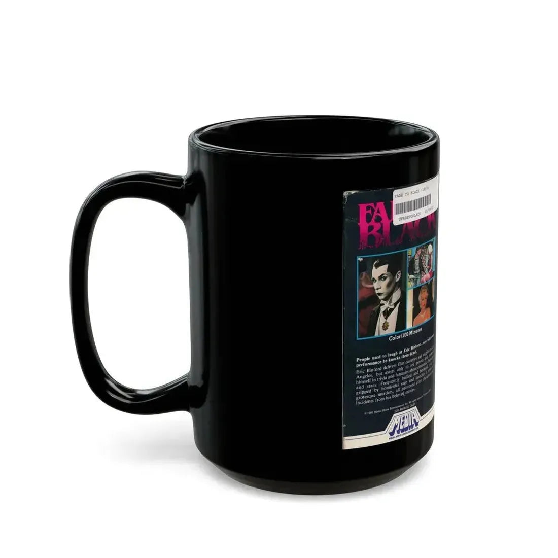 FADE TO BLACK (VHS COVER) - Black Coffee Mug - Go Mug Yourself