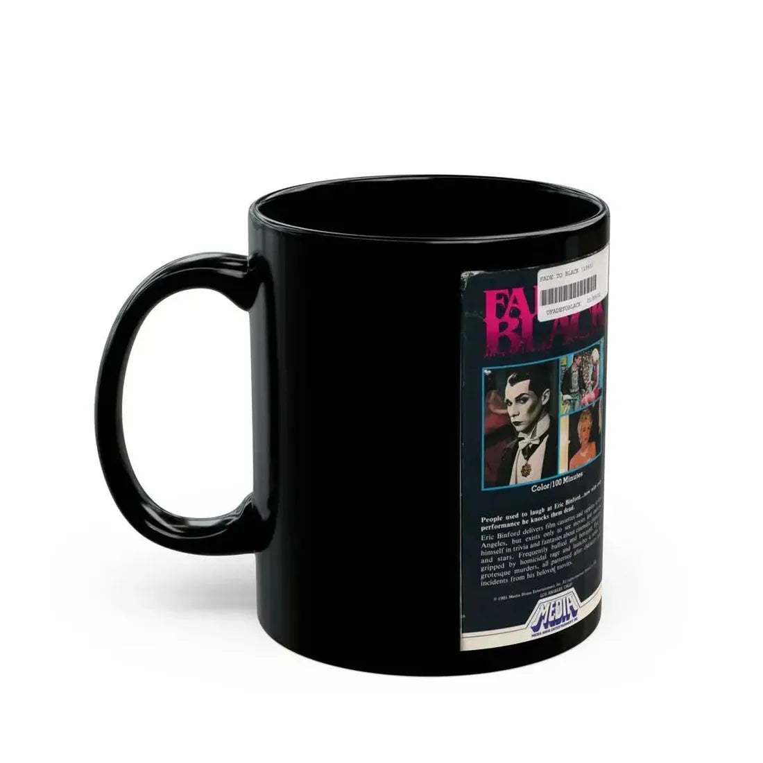 FADE TO BLACK (VHS COVER) - Black Coffee Mug - Go Mug Yourself