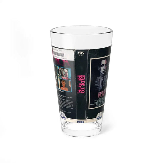 FADE TO BLACK (VHS COVER) Pint Glass 16oz 16oz - Go Mug Yourself