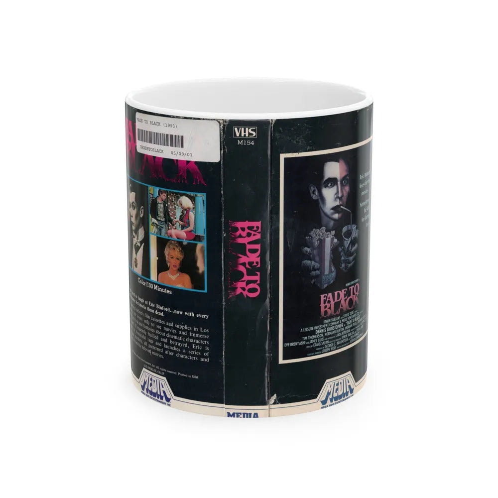 FADE TO BLACK (VHS COVER) - White Coffee Mug-11oz-Go Mug Yourself