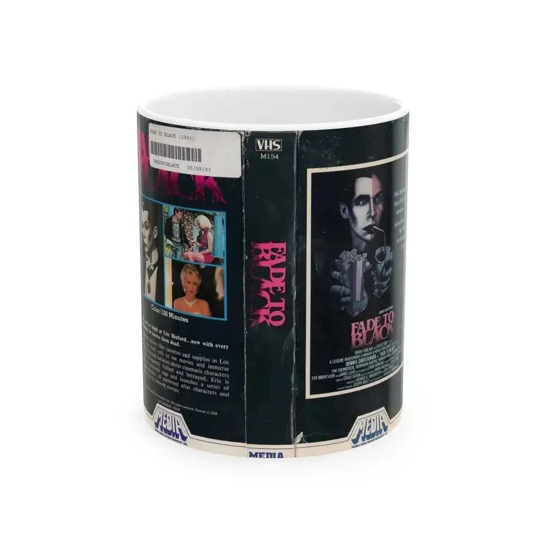 FADE TO BLACK (VHS COVER) - White Coffee Mug 11oz - Go Mug Yourself