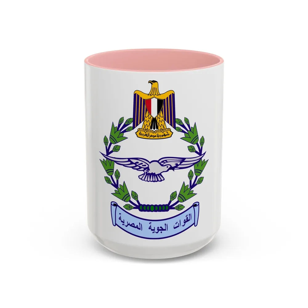 Egyptian Air Force - Accent Coffee Mug-15oz-Pink-Go Mug Yourself