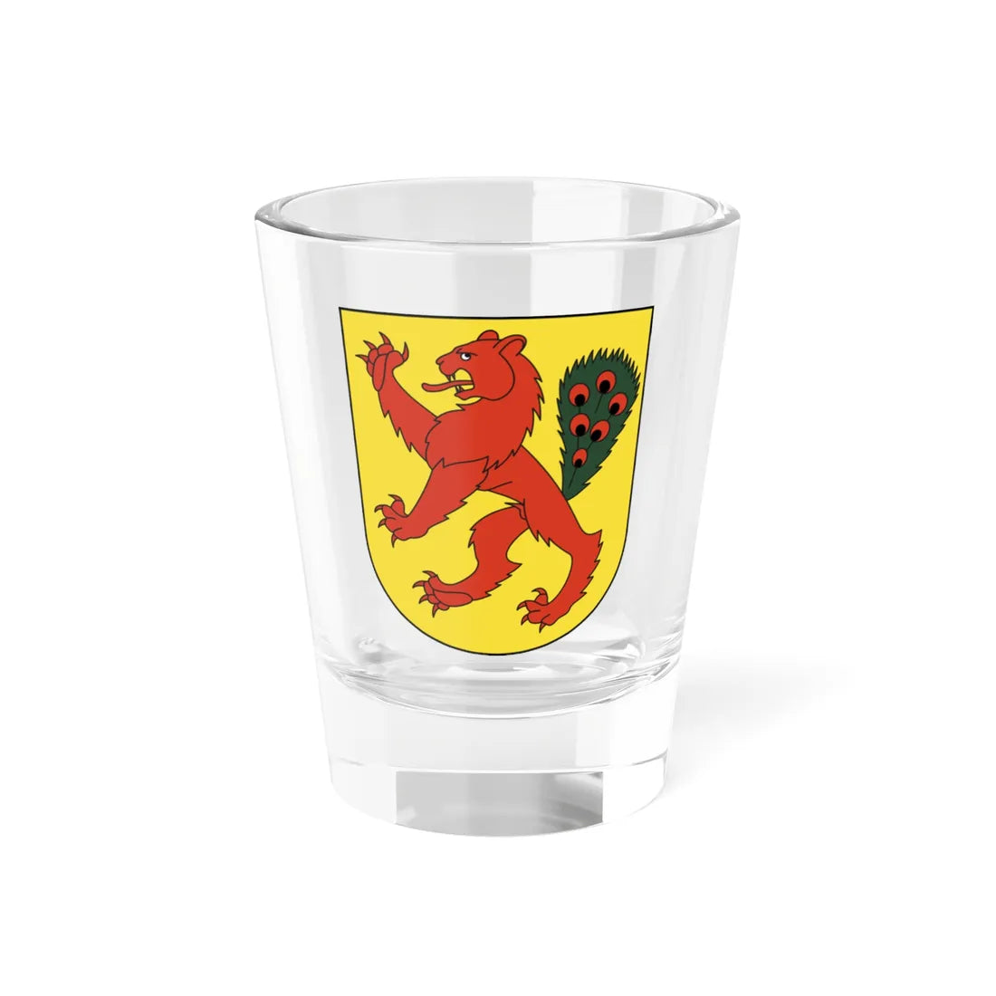 Faellanden-blazon (Switzerland) (Coat of Arms) Shot Glass 1.5oz 1.5oz - Go Mug Yourself