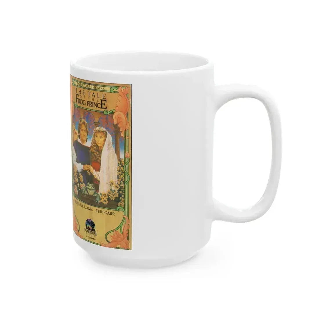 FAERIE TALE THEATRE THE TALE OF THE FROG PRINCE (VHS COVER) - White Coffee Mug - Go Mug Yourself