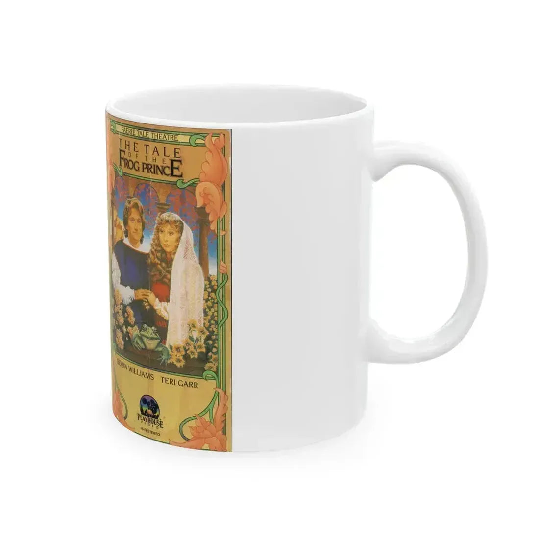 FAERIE TALE THEATRE THE TALE OF THE FROG PRINCE (VHS COVER) - White Coffee Mug - Go Mug Yourself