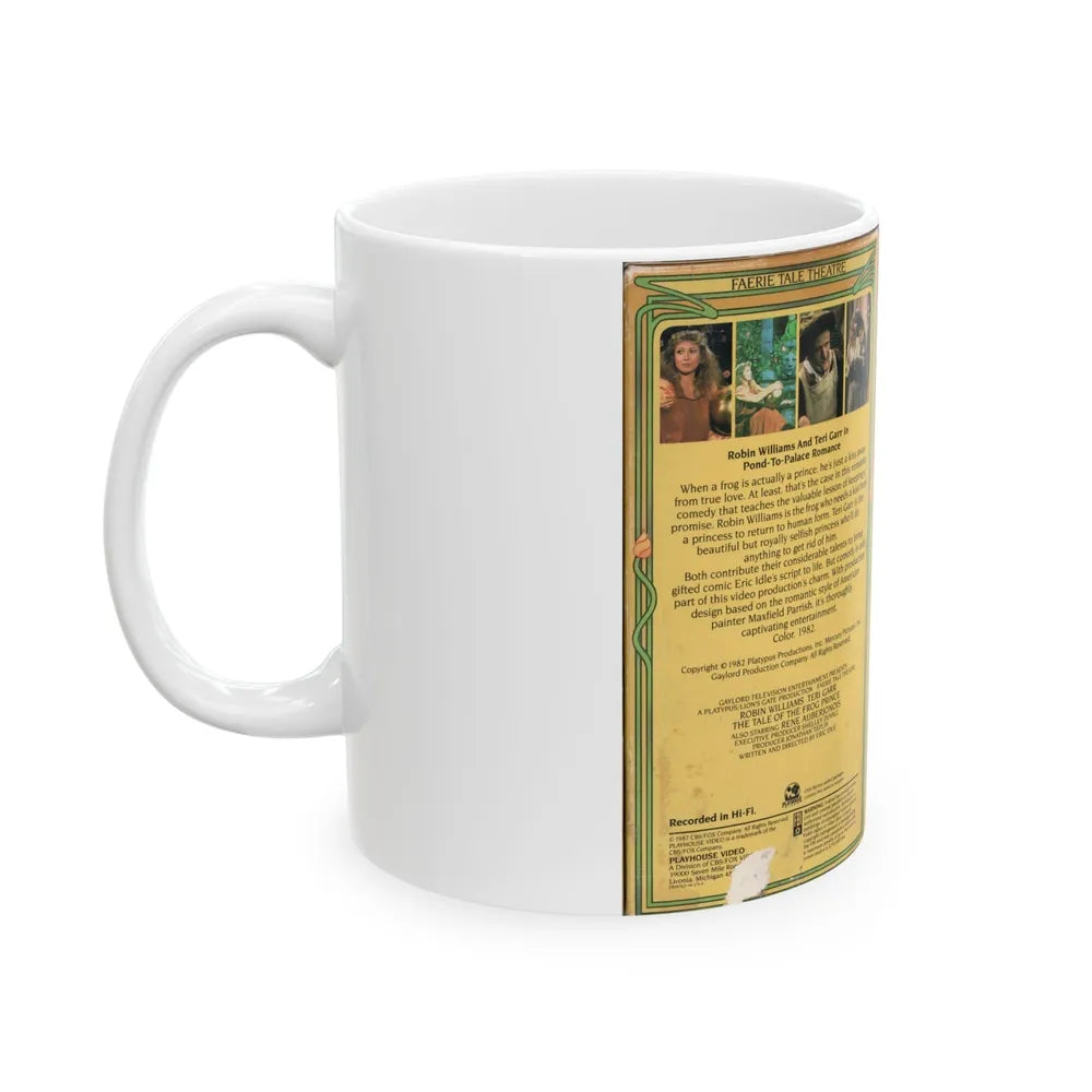 FAERIE TALE THEATRE THE TALE OF THE FROG PRINCE (VHS COVER) - White Coffee Mug-Go Mug Yourself