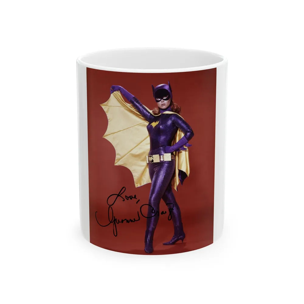 Yvonne Craig #158 - Batgirl Photo (Vintage Female Icon) White Coffee Mug-11oz-Go Mug Yourself