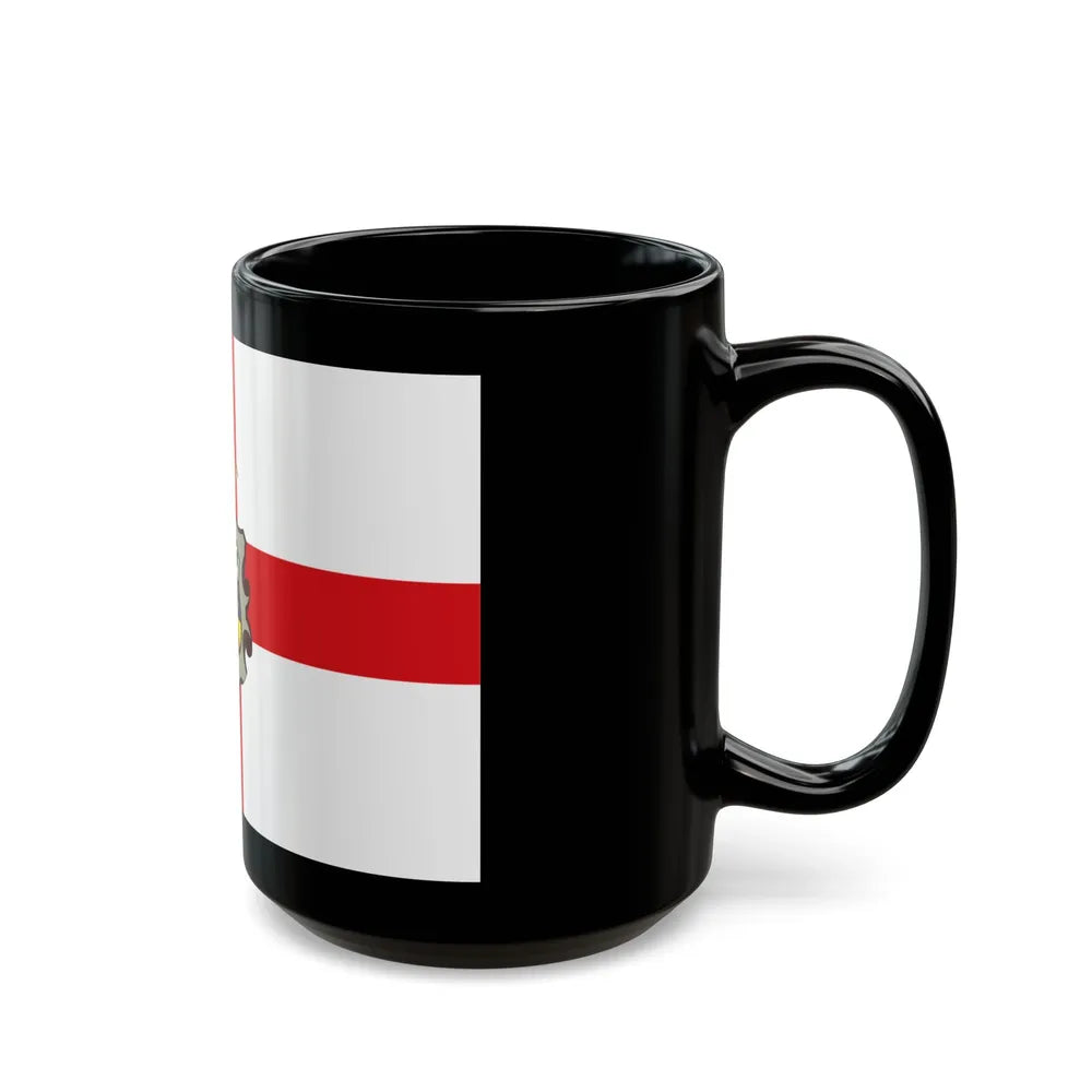 Flag of Huesca Spain - Black Coffee Mug-Go Mug Yourself