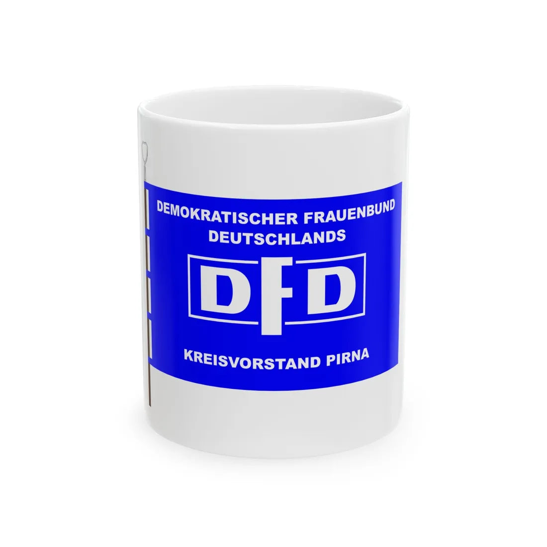 Fahne DFD Pirna (Germany) White Coffee Mug 11oz - Go Mug Yourself