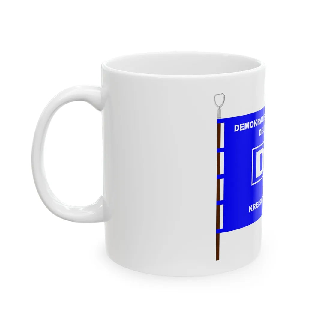 Fahne DFD Pirna (Germany) White Coffee Mug - Go Mug Yourself