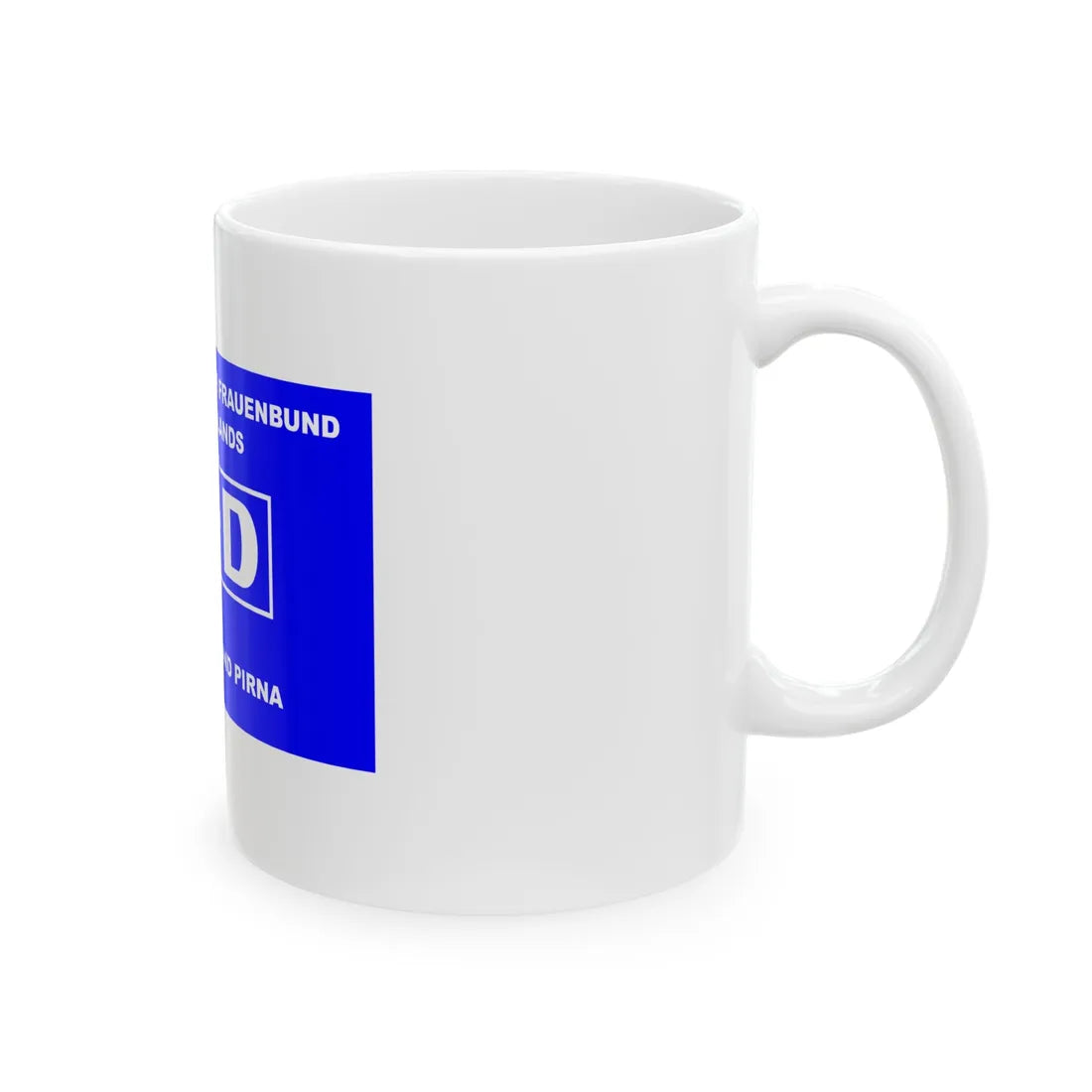 Fahne DFD Pirna (Germany) White Coffee Mug - Go Mug Yourself