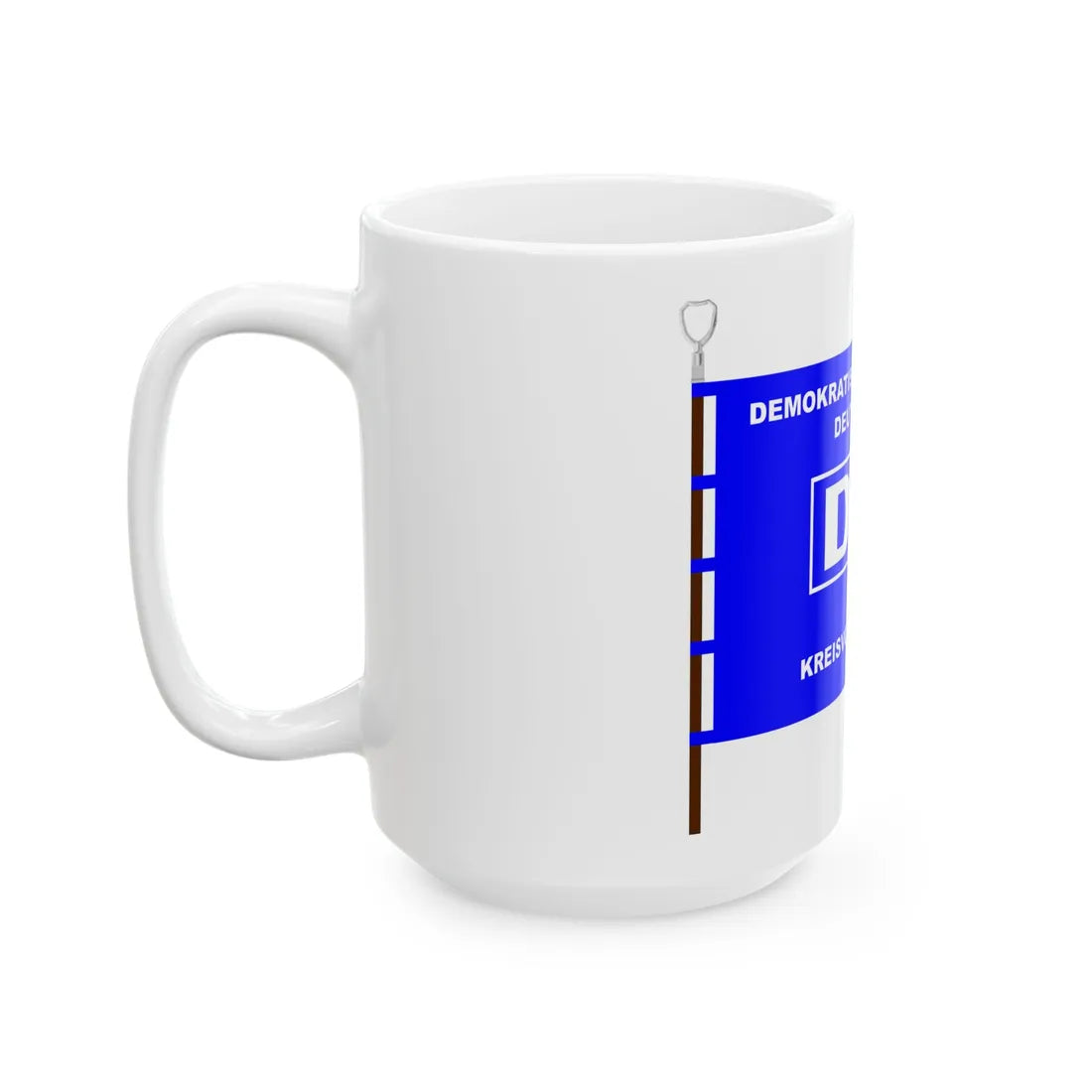 Fahne DFD Pirna (Germany) White Coffee Mug - Go Mug Yourself