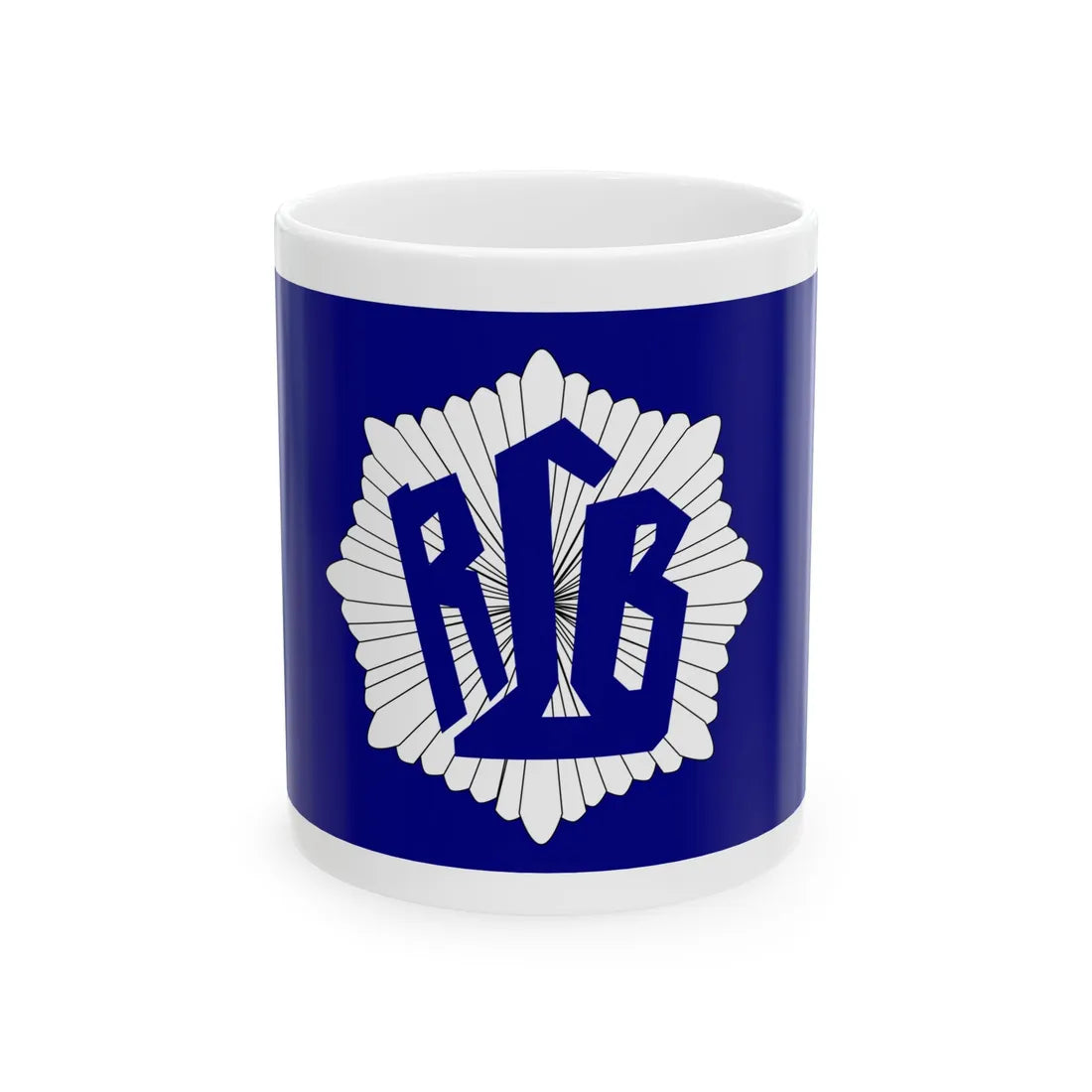 Fahne Reichsluftschutzbund (Germany) White Coffee Mug 11oz - Go Mug Yourself