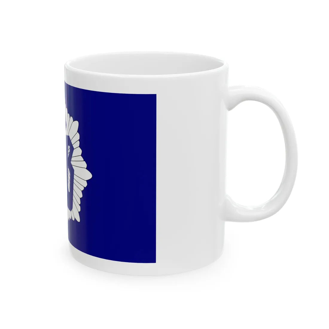 Fahne Reichsluftschutzbund (Germany) White Coffee Mug - Go Mug Yourself
