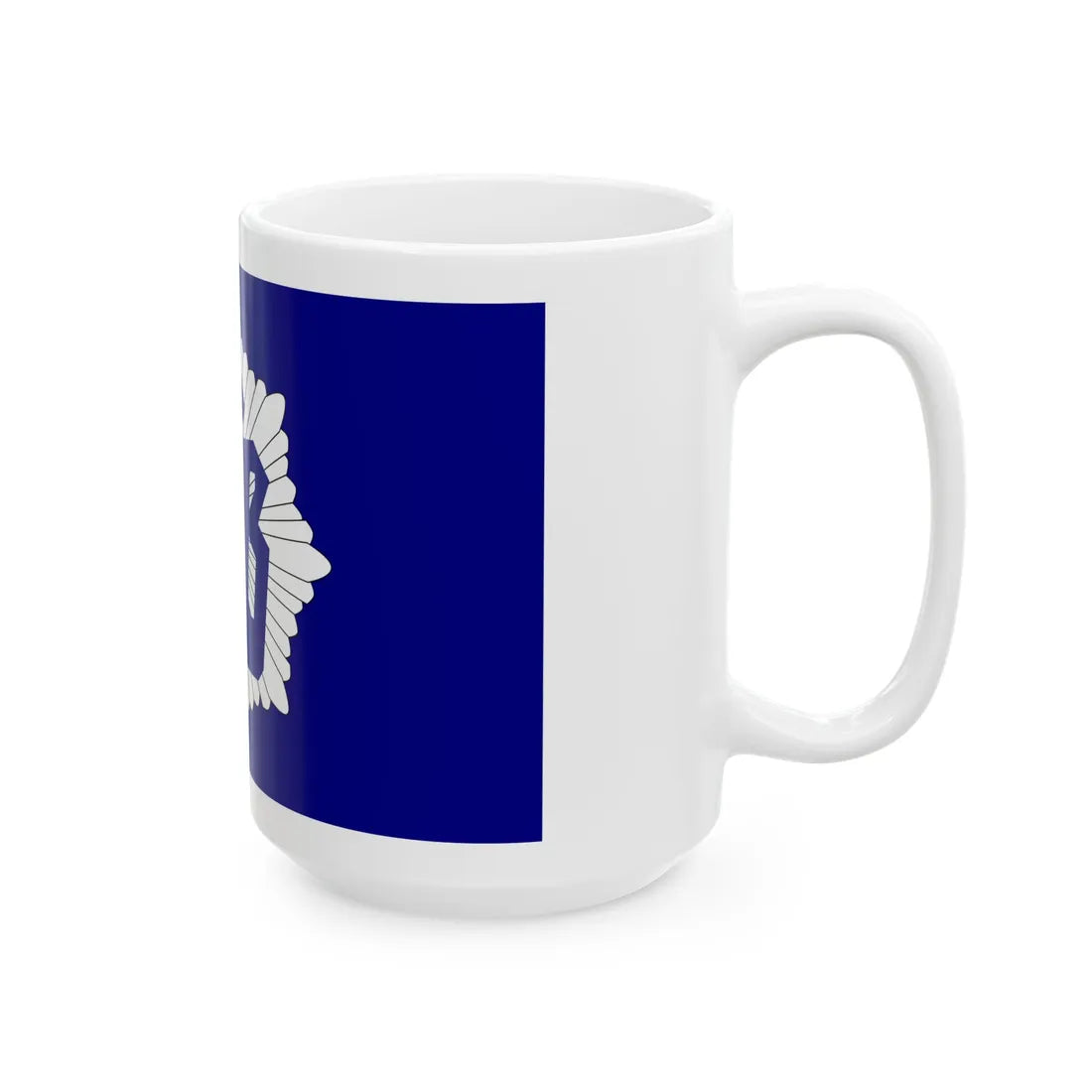 Fahne Reichsluftschutzbund (Germany) White Coffee Mug - Go Mug Yourself