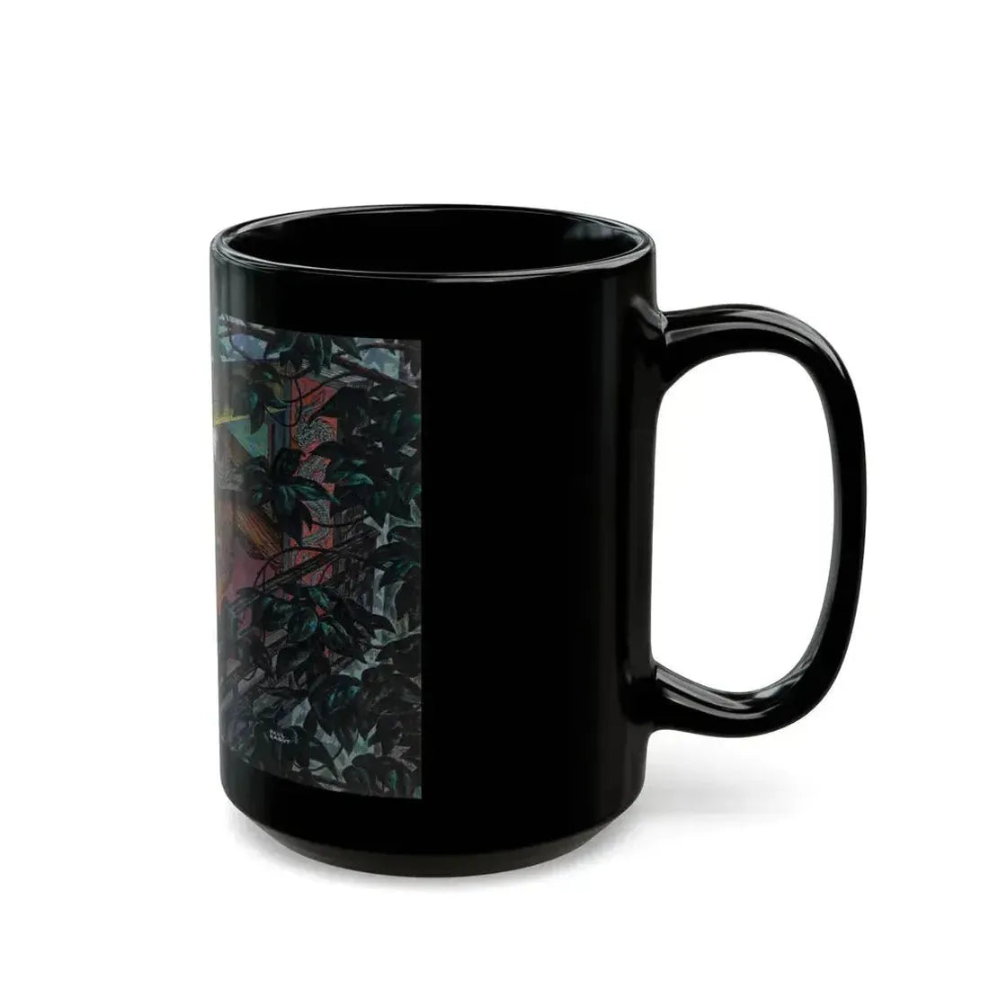 Failed Ambush, probable magazine interior illustration - Black Coffee Mug - Go Mug Yourself