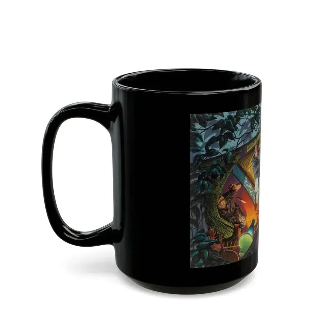 Failed Ambush, probable magazine interior illustration - Black Coffee Mug - Go Mug Yourself
