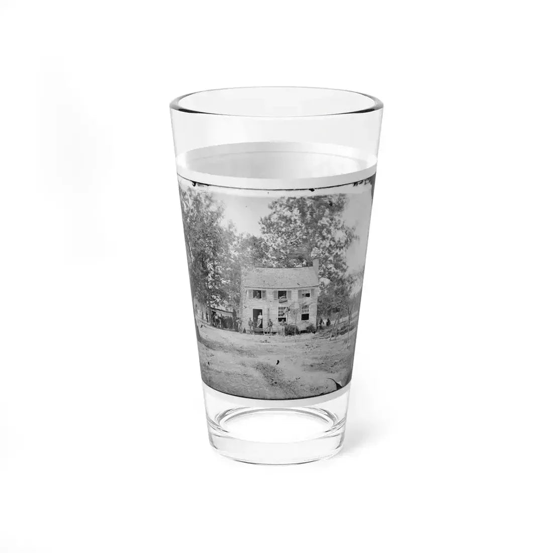 Fair Oaks, Va. Frame House Used As A Hospital By Gen Joseph Hooker's Division (U.S. Civil War) Pint Glass 16oz - Go Mug Yourself