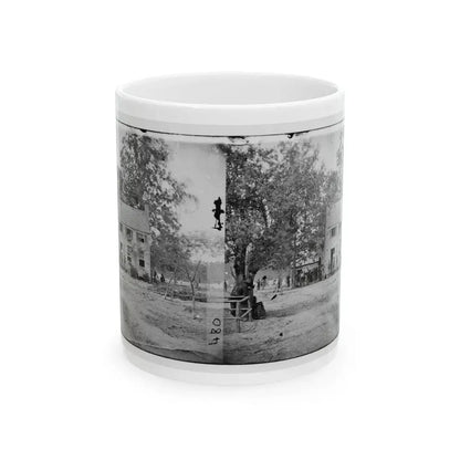 Fair Oaks, Va. Frame House Used As A Hospital By Gen Joseph Hooker's Division (U.S. Civil War) White Coffee Mug 11oz - Go Mug Yourself